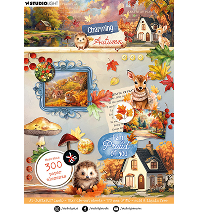 Studiolight - Die-cut Paper Pad - Paper elements - SL-CA-DCPP363