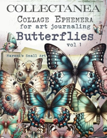 Maremi's Small Art - Collectanea Collagepagina's voor Art Journaling - Butterflies vol 1