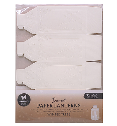 Studiolight - Die-cut Paper lanterns - Winter trees - SL-ES-PS55