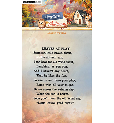 Studiolight - Clear Stamps - Leaves at play - SL-CA-STAMP872