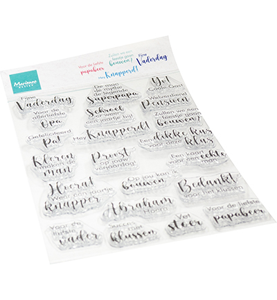 Marianne Design - Clear Stamp - Voor de man - CS1172