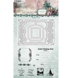 Studiolight - Stamp and Cutting dies - Snowy ATC - JMA-CB-SCD98
