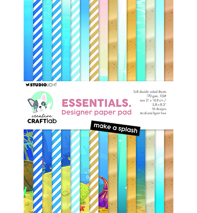 Craftlab - Designer Paper Pad - Make a splash - CCL-ES-DPP366