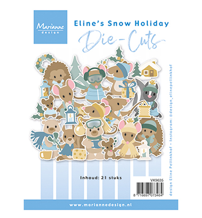 Marianne Design - Die cuts - Eline's Snow holiday - VK9635