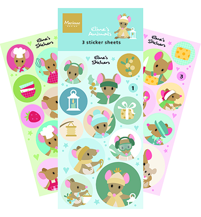 Marianne Design - Stickers - Eline's Mice - CA3207