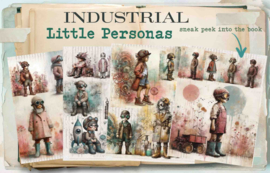 Maremi's Small Art - Industriële collagepagina's voor art journaling - Little Personas