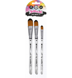 Studio Light - Soft Nylon Flat 3/4-1/2-3/8 Inch Essentials nr.02-ABM-ES-BRUSH02
