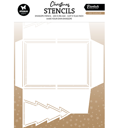 Studiolight - Stencil - Tree envelope - SL-ES-STEN07
