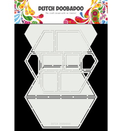 Dutch DooBaDoo - Card art - easel card hexagon - 470.713.850