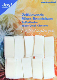 Joy! Crafts- Zelfklevende Micro Snelsluiters - 10x25mm 24st -6500/0090