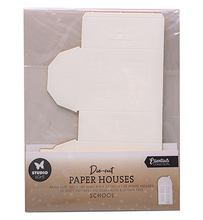 Studiolight - Die-cut Paper houses - School - SL-ES-PS59