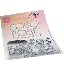 Marianne Design - Clear Stamps & dies - Kittens - EC0194