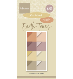 Marianne Design - Paper pad -  Earth tones (Cardstock) - PK9205