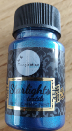 Imagination crafts - starlight verf - sax blue