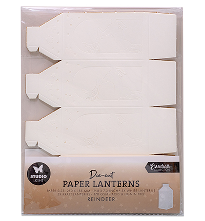 Studiolight - Die-cut Paper lanterns - Reindeer - SL-ES-PS52