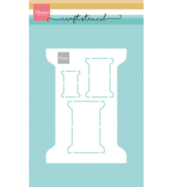 Marianne Design (P) - Craft Stencil - Spool - PS8198
