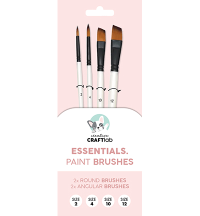 Craftlab - Brushes - Set of 4 - CCL-ES-BRUSH08