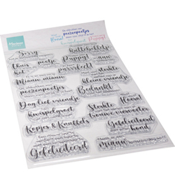 Marianne Design - Clear Stamp - Kopjes & Pootjes - CS1170