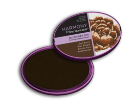 Spectrum Noir - Inktkussen - Harmony Quick Dry - Seal Brown (Zeehonden bruin)