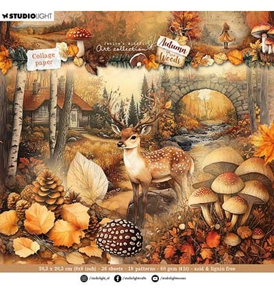 Studiolight - Collage Paper Pad - Backgrounds & elements - JMA-AW-CPP386