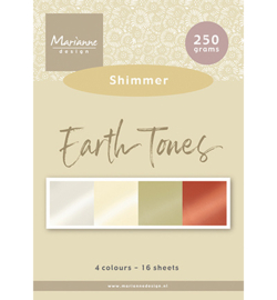 Marianne Design - Earth tones Shimmer (A5) - PK9206
