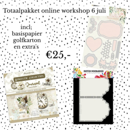 Totaalpakket  online workshop 13 juli