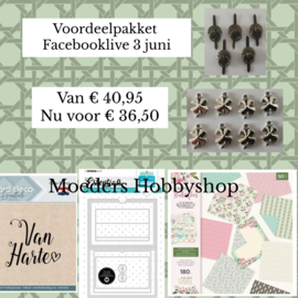 Facebooklive - voordeelpakket - 3 juni