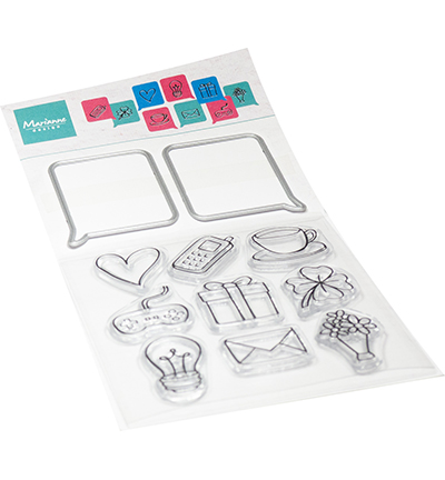 Marianne Design - Clear Stamp - Chat bubbles - CS1176