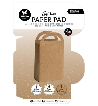 Studiolight - Giftbox Paper Pad - Giftbag - SL-ES-GBPP354