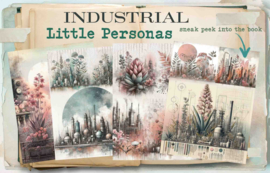 Maremi's Small Art - Industriële collagepagina's voor art journaling - Little Personas