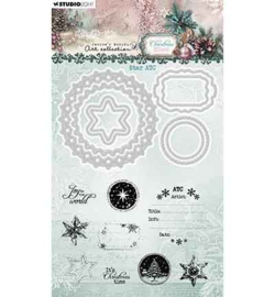 Studiolight - Stamp and Cutting dies - Star ATC - JMA-CB-SCD97