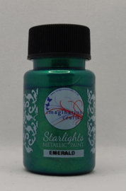 Imagination crafts - metallic starlight verf - emerald