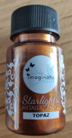 Imagination crafts -  metallic starlight verf - topaz