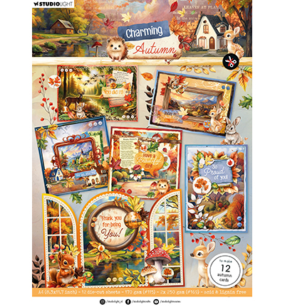 Studiolight - Card making pad - Autumn cards - SL-CA-CMP21
