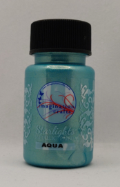 Imagination crafts - metallic starlight verf - aqua