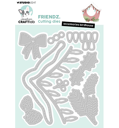 Craftlab - Cutting Die - Accessoiries birdhouse - CCL-FR-CD1042