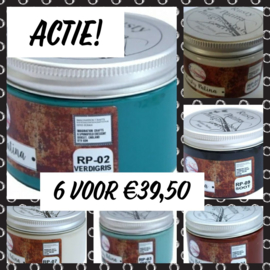 Actie set - Rusty patina