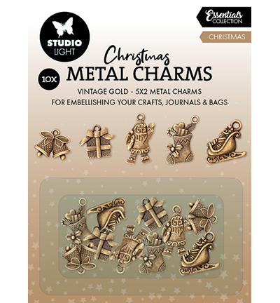 Studiolight - Metal Charms - Christmas elements - SL-CO-CHARM08