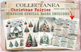 Maremi's Small Art - Collectanea Collagepagina's voor Art Journaling - christmas fairies vol 1