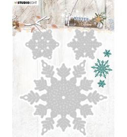 Studio Light - snij en embosmal - Winter charm - nr.324- STENCILWC324