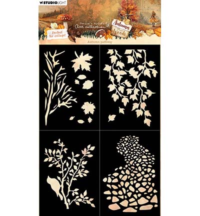 Studiolight - Mask - Autumn Pathway (4 masks) - JMA-AW-MASK371