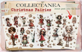 Maremi's Small Art - Collectanea Collagepagina's voor Art Journaling - christmas fairies vol 1