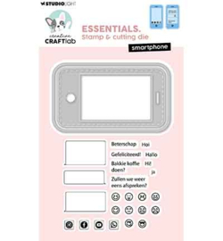 Craftlab - Stamp & Cutting Die - Smartphone - CCL-ES-SCD96