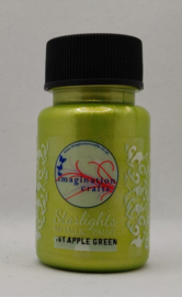 Imagination crafts - metallic starlight verf - apple green