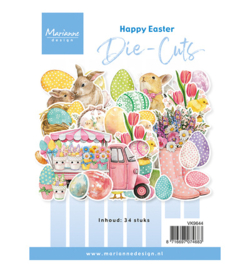 Marianne Design - Die cuts - Happy Easter - VK9644