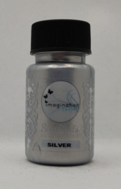 Imagination crafts - metallic starlight verf - silver