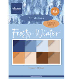 Marianne Design - Cardstock (A4) - Frosty Winter - PK9227