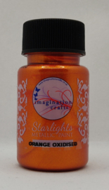 Imagination crafts - metallic starlight verf - orange oxised