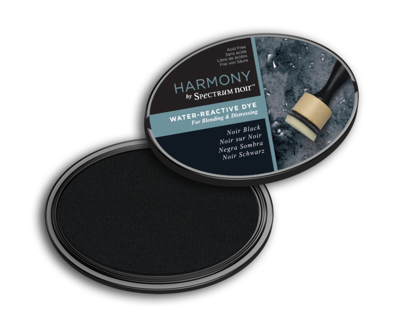 Spectrum Noir - Inktkussen - Harmony Water Reactive - Noir Black (Zwart)