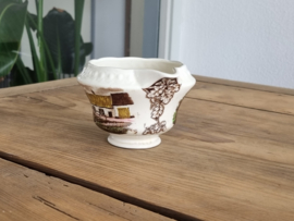Boerenhoeve Bruin (in)Gekleurd Societe Ceramique Roomkannetje
